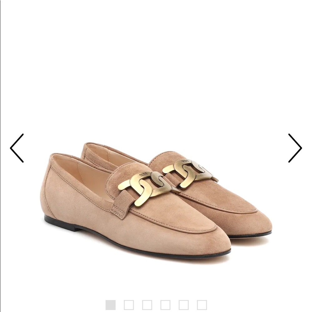 Tod's Kate suede loafers sz 36
